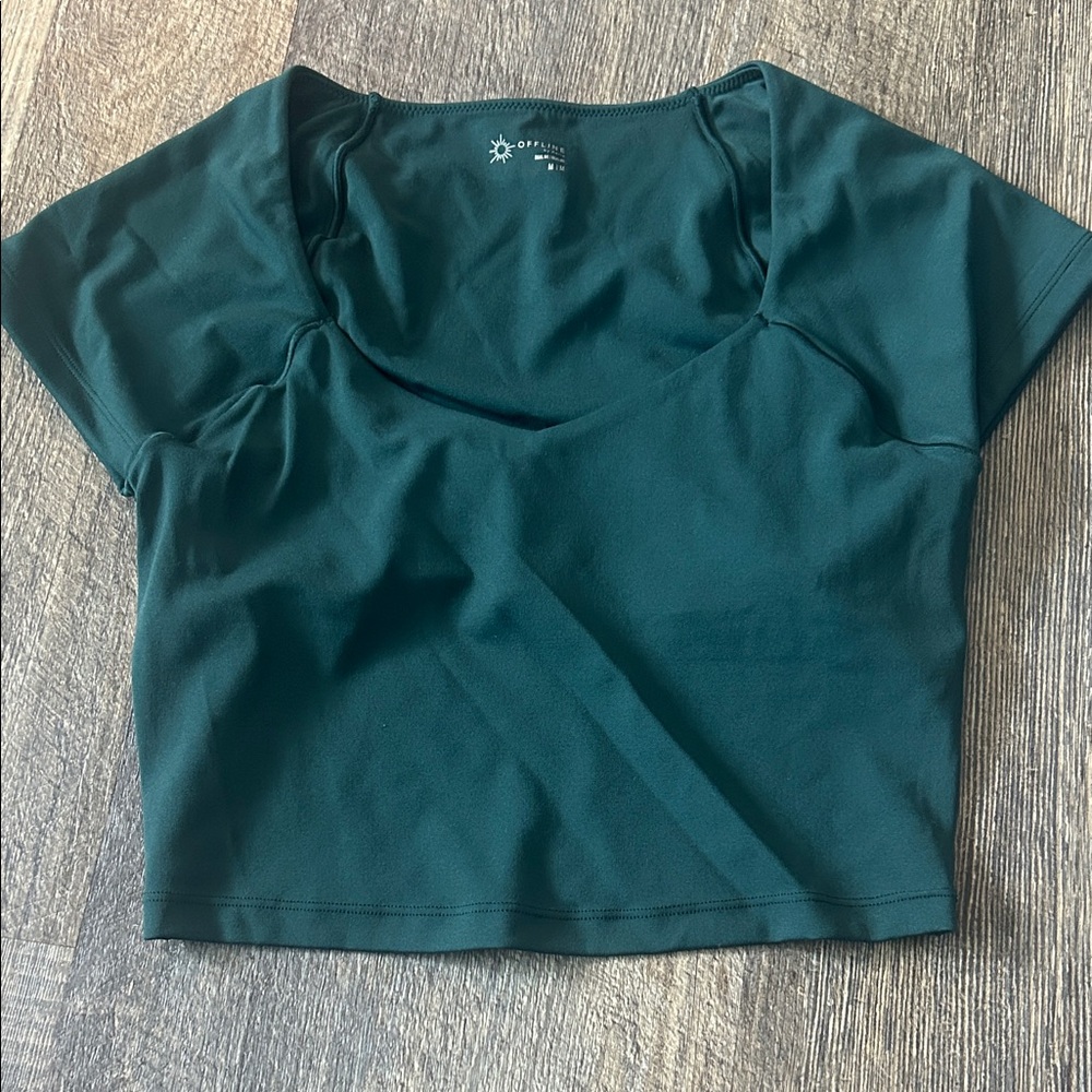 Aerie Offline Dark Green Women's Top